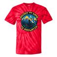 8-Bit Gamer Birder Blue Jay Arcade Nostalgia Nature Tie-Dye T-Shirts Red Tie-Dye