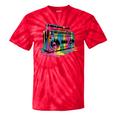 80s 90s Hip Hop Nostalgia Retro Boombox Music Lovers Tie-Dye T-Shirts Red Tie-Dye