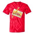 80's 90's Retro Music Party Costume Nostalgia Cassette Tie-Dye T-Shirts Red Tie-Dye