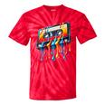 80s 90s Retro Party Costume Nostalgia Cassette Tie-Dye T-Shirts Red Tie-Dye