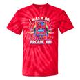80s Arcade Kid Vintage Gamer Nostalgia Tie-Dye T-Shirts Red Tie-Dye