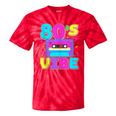 80's Vibe Retro Style Cassette Tape Nostalgia 1980s Party Tie-Dye T-Shirts Red Tie-Dye