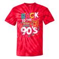 90's Nineties Nostalgia Costume Party Back To The 90s Tie-Dye T-Shirts Red Tie-Dye