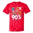 90's Nineties Nostalgia Costume Party Back To The 90s Tie-Dye T-Shirts Red Tie-Dye