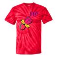 90’s Ring Retro Nostalgia Colorful Throwback Tie-Dye T-Shirts Red Tie-Dye