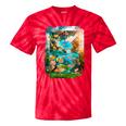 Aqua In The Skies Frutiger Aero Tie-Dye T-Shirts Red Tie-Dye