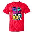 Back To The 90s Nostalgia Cassette Game Console Boombox Tie-Dye T-Shirts Red Tie-Dye