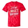 Boho Nostalgia It's My Niece's Birthday Women Kids Tie-Dye T-Shirts Red Tie-Dye