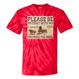 Boomer Millennial Please Be Patient I'm From The 1900s Premium Tie-Dye T-Shirts Red Tie-Dye