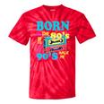 Born In The 80's But 90's Made Me Nostalgia Cassette Tape Tie-Dye T-Shirts Red Tie-Dye