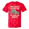 You Can't Scare Me I'm From The 1900s Retro Vintage Car Tie-Dye T-Shirts Red Tie-Dye
