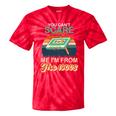 You Can't Scare Me I'm From The 1900s Retro Vintage Premium Tri-Blend Tie-Dye T-Shirts Red Tie-Dye