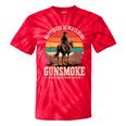 Classic Western Nostalgia Cowboy Sunset Tie-Dye T-Shirts Red Tie-Dye Classic Western Nostalgia Cowboy Sunset Tie-Dye T-Shirts Red Tie-Dye