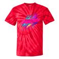 Cowabunga Retro 80s 90s Nostalgia Slang Neon Grunge Art Tie-Dye T-Shirts Red Tie-Dye