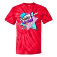 Dabbing Cassette Tape 70s 80s 80s Outfit Nostalgia Tie-Dye T-Shirts Red Tie-Dye