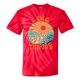 I Dig The 70s Aesthetic Nostalgia 1970's Retro 70s Party Tie-Dye T-Shirts Red Tie-Dye