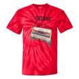 Dreams Of Music Mixtapes Retro Cassette Lifestyle Nostalgia Premium Tri-Blend Tie-Dye T-Shirts Red Tie-Dye