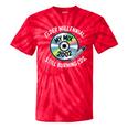 Elder Millennials Embracing 90s CDs Nostalgia Vibes Tie-Dye T-Shirts Red Tie-Dye