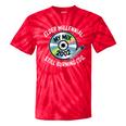 Elder Millennials Embracing 90s CDs Nostalgia Vibes Tie-Dye T-Shirts Red Tie-Dye