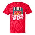 Floppy Disk Retro Tech Nostalgia Old School Computing Humor Tie-Dye T-Shirts Red Tie-Dye