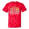 Never Forget Retro Nostalgia Vintage Cassette Tie-Dye T-Shirts Red Tie-Dye
