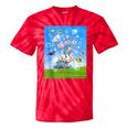 Frutiger Aero Aesthetic Tech Cherry Blossom Fishes Bubbles Tie-Dye T-Shirts Red Tie-Dye Frutiger Aero Aesthetic Tech Cherry Blossom Fishes Bubbles Tie-Dye T-Shirts Red Tie-Dye
