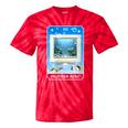 Frutiger Aero Aesthetic Tech Computer Aquarium Tarot Card Tie-Dye T-Shirts Red Tie-Dye