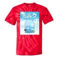 Frutiger Aero Aesthetic Tech Kawaii Milk Underwater Fishes Tie-Dye T-Shirts Red Tie-Dye