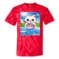 Frutiger Aero Aesthetic Tech Kawaii Ramen Cat Fishes Tie-Dye T-Shirts Red Tie-Dye Frutiger Aero Aesthetic Tech Kawaii Ramen Cat Fishes Tie-Dye T-Shirts Red Tie-Dye