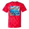 Frutiger Aero Retro Vibes Y2K Retro Grunge Tie-Dye T-Shirts Red Tie-Dye