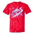 Frutiger Aero Y2K Chrome Dolphin Tie-Dye T-Shirts Red Tie-Dye Frutiger Aero Y2K Chrome Dolphin Tie-Dye T-Shirts Red Tie-Dye