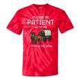 Funny Please Be Patient With Me I'm From The 1900s Premium Tie-Dye T-Shirts Red Tie-Dye