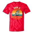 Gen X Slide Strong Generation X Gen Xer Nostalgia Tie-Dye T-Shirts Red Tie-Dye