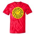 Be Kind Rewind Shirt Retro Nostalgia Sticker 80s 90s Tee Premium Tri-Blend Tie-Dye T-Shirts Red Tie-Dye