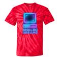 Lofi Reverie Analog Dreams Pixel 90s Desktop VHS Nostalgia Tie-Dye T-Shirts Red Tie-Dye