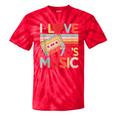 I Love 70's Music Retro Style Nostalgia Cassette 1970s Party Tie-Dye T-Shirts Red Tie-Dye
