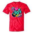 I Love The 70s Retro Cassette Roller Vinyl Disco Nostalgia Premium Tri-Blend Tie-Dye T-Shirts Red Tie-Dye