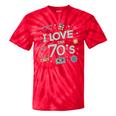I Love The 70's Retro Nostalgia Tie-Dye T-Shirts Red Tie-Dye
