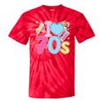 I Love 70's Retro Style Nostalgia Vibe 1970's Party Premium Tri-Blend Tie-Dye T-Shirts Red Tie-Dye