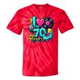 I Love The 70s Vintage Cassette Roller Vinyl Nostalgia 70s Tie-Dye T-Shirts Red Tie-Dye
