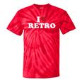 I Love Retro Vintage 80s 90s Nostalgia Premium Tri-Blend Tie-Dye T-Shirts Red Tie-Dye