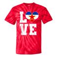 Love Yugoslavia Proud Yugoslav Nostalgia Tie-Dye T-Shirts Red Tie-Dye