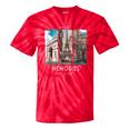 Making Memories In Paris Photo Nostalgia Travel Humor Tie-Dye T-Shirts Red Tie-Dye