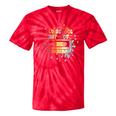 Old-School Hip Hop 80's 90's Style Music Cassette Nostalgia Tie-Dye T-Shirts Red Tie-Dye