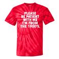 Be Patient I'm From The 1900s Gen X Elder Millennial Tie-Dye T-Shirts Red Tie-Dye Be Patient I'm From The 1900s Gen X Elder Millennial Tie-Dye T-Shirts Red Tie-Dye