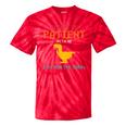 Please Be Patient With Me I'm From The 1900s Dinosaur Premium Tie-Dye T-Shirts Red Tie-Dye