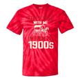 Please Be Patient With Me I'm From The 1900s Grandma Grandpa Premium Tie-Dye T-Shirts Red Tie-Dye