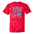 Please Be Patient With Me I'm From The 1900s Pixel Wagon Tie-Dye T-Shirts Red Tie-Dye