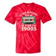 Please Patient I'm From The 1900s Retro Cassette Humor Tie-Dye T-Shirts Red Tie-Dye