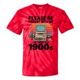 Please Be Patient I'm From The 1900s Retro Computer Geek Tie-Dye T-Shirts Red Tie-Dye